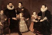 VOS, Cornelis de Family Portrait oil painting reproduction